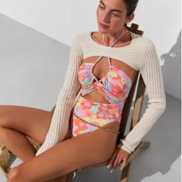 Billabong Coast Is Clear Floral One-Piece Swimsuit - Picture 2 of 9